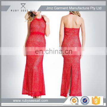 Cheap price red lace mermaid prom dresses sale direct from factory