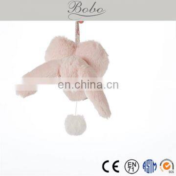 Baby gifts hanging bed music rabbit toy