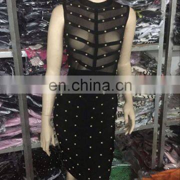 good polyster dress fashionable korean cocktail dress made in guangzhou