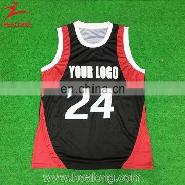 2017 Healong Sportswear Customized Team Wholesale Best Sublimation Basketball Jersey Custom Logo Design Latest Basketball Jerse