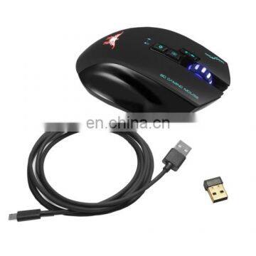 Dropshipping Combatwing W100 Rechargeable 2.4G Wireless Wired Gaming Mouse Optical Mice With 4 Adjustable DPI Levels & 8 Buttons photo-6