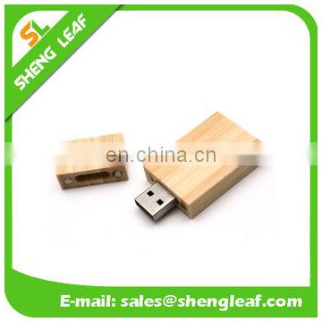 Promotional cheap wooden USB flash drive stick