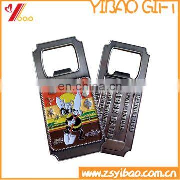 Stainless steel souvenir bottle opener made in China