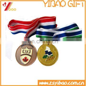 Competition Custom Award Metal Running Sports Medal With Ribbon photo-2