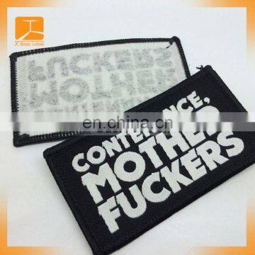 custom cheap custom embroidered woven patches/badges