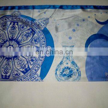 Gift Order Fashion New Design Printed Chinese Traditional Pure Silk Scarf photo-2