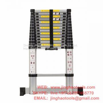 4.4m Aluminum Telescopic Ladder With Stabilize Bar