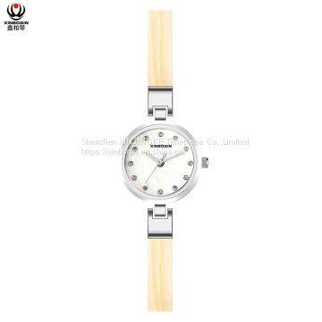 XINBOQIN Supplier LOGO Custo New Girls Fashion Elegant Quartz Trend Design Acetate Watch