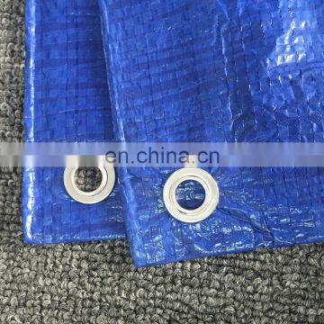 Rotproof pe tarpaulin korea pe tarpaulin with pp rope and aluminum eyelet