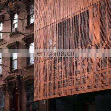 Modern Design Corten Steel Perforated Metal Cladding Price photo-7