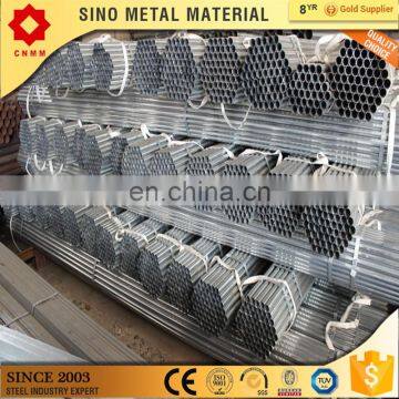 erw pipe astm a252 pre-galvanized steel round pipe/tube hot dipped gal steel pipe