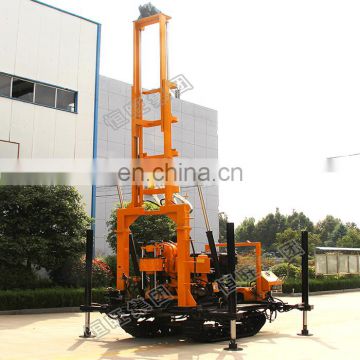 HW230 crawler drilling rig 200m track traveling water well drilling rig