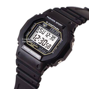 CITIPLUS square digital watch sport casual electronic watch classic boys and girls electronic watch