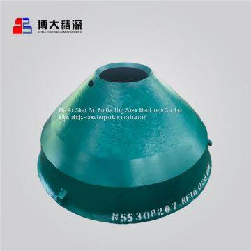 High Manganese Steel Crusher Wear Parts With Mantle Liner for Cone Crusher photo-2