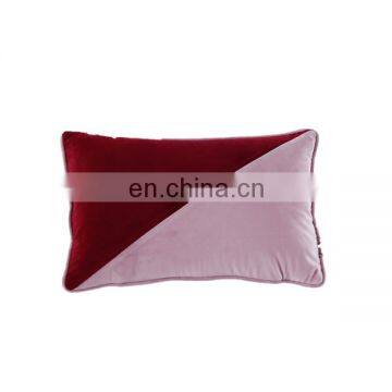 30x50cm Custom Cushion Patchwork Velvet Plain Pillow Cover for Sofa photo-5