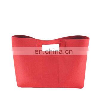 Felt Handbag Custom Your Own Logo Packaging White Brown Kraft Gift Craft Paper Bag With Ribbon Handles Printed Shopping Bags photo-3