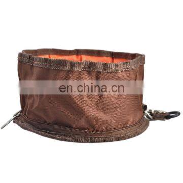 Wholesale Manufacturer New Design Oxford Waterproof Collapsible Travel Dog Bowl