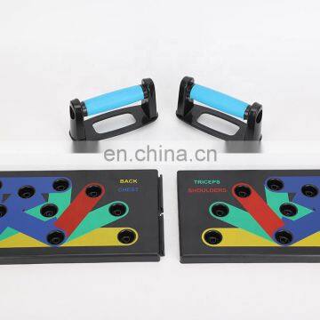 Fashion ABS/TPR Push-ups on the Ground Gym Bracket Board Home Training Exercise Portable Bar Push Ups Table photo-2