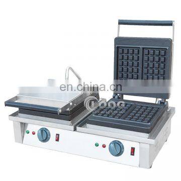 Double bakers waffle iron commercial square belgian waffle maker machine