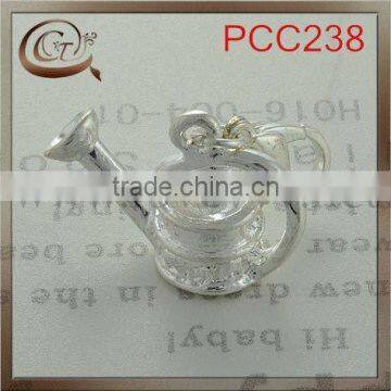 Fashion kettle Plated Alloy Pendant with Lobster Claw Clasps