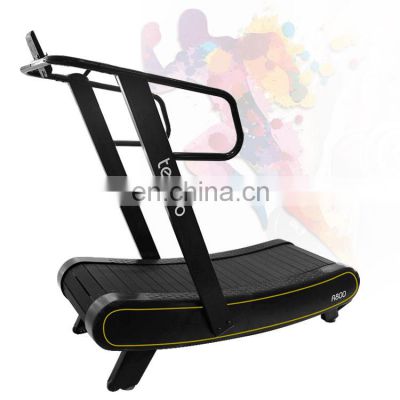 Exercise Equipmentcurved treadmill New Design manual treadmill Running Machine semi-Commercial treadmills for sale