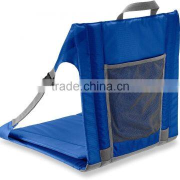 Foldable Legless Chair Stadium Seat With Oxford Fabric and Net Pocket photo-3