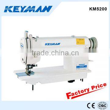KM5200 High speed lockstitch sewing machine with cutter paralel industrial sewing