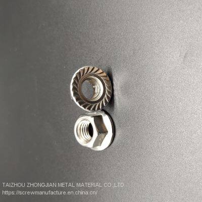 Stainless Steel Flange Nut M10