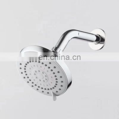 ABS plastic round Rain High Flow Fixed Chrome Showerheads