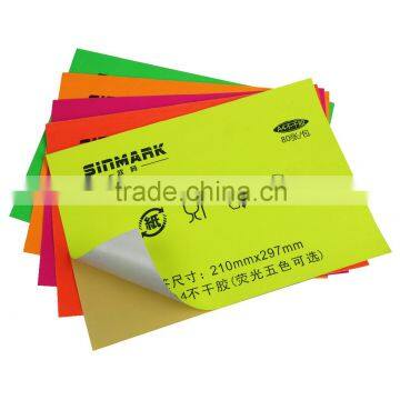 SINMARK Color Series Bright Green a4 Sticker Paper photo-5