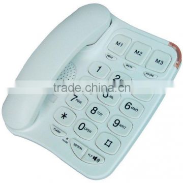 elder Big button phone/locked corded elderly phone