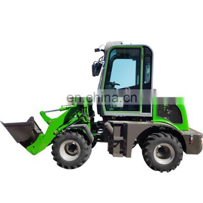 Middle And Small-Sized mini wheel loader 4 wheel drive shovel loader good quality compact loader