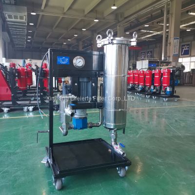 Industrial Push hand Hydraulic Oil Filter Cart China