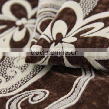 flocked velvet fabric/factory direct fabric