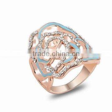 Italina fashion design ring jewelry with white seashell Anillo para esposa Mujer casadas