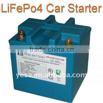 Lithium Iron Phosphate Battery Pack for auto battery car battery 12V/60AH 24V/30AH