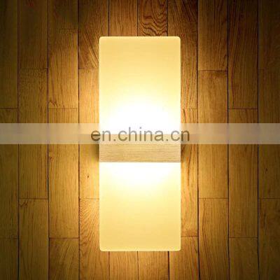 Nordic Minimalist Modern Interior Acrylic Led Wall Lamps for Decoration