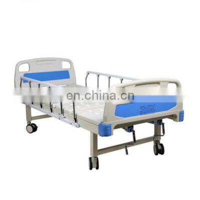 ABS Head Folding 2 Cranks Multi-function Manual Hospital Bed With Mattress photo-2