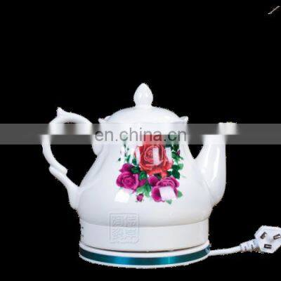 Rose veins 1.5L ceramic electrical tea kettle