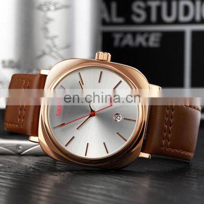 2018 Wholesale skmei Brand Luxury Mens Watch Waterproof Fashion Sport Quartz Wristwatch Male Leather Man Watch