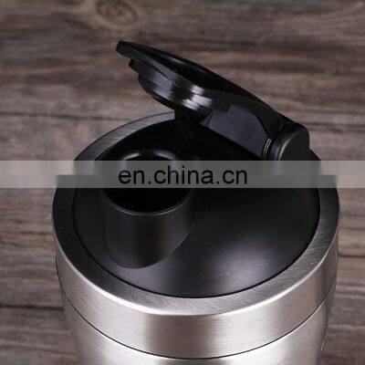 High Quality 500ml 700ml Stainless Steel Protein Shaker Bottle photo-4