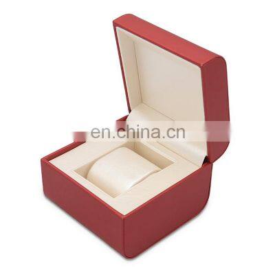 Custom Logo Modern Luxury Single Wrist Watch Box pu Leather Watch Box photo-4