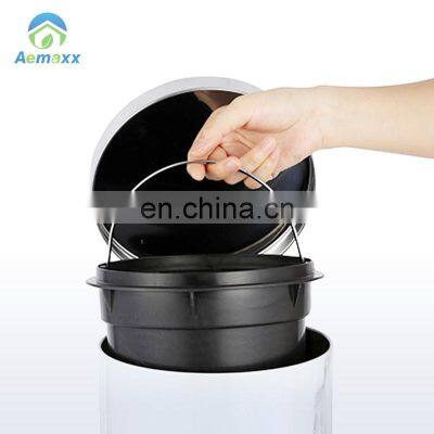 Внешний мусорный контейнер для кухни, домашний педальный мусорный контейнер из нержавеющей стали photo-3