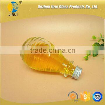 Small Wine Glass Bottle With Screw Aluminium Lid photo-3