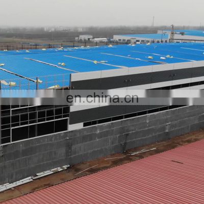 Qingdao industrial steel space truss structure prefabricated barns buildings