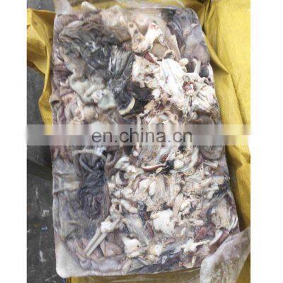 BQF frozen squid skin squid waste