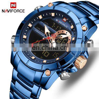 Naviforce NF9163 High Quality Digital Analogue Watches for Men Customized Logo Designer Watches Luxury