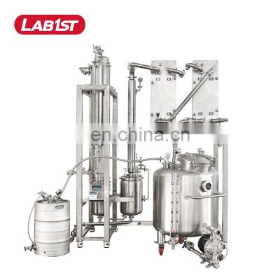 Lab1st vertical plate falling film vacuum evaporator