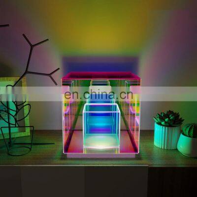 Nordic Acrylic Table Lamp Decorative Living Room Bed Side LED Table Light