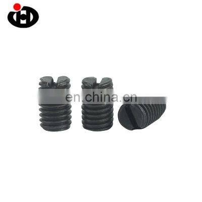 Premium DIN 551 Slotted Set Screws With Flat Head Black photo-3